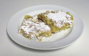 Sticky enough that they tear when they get cut up.